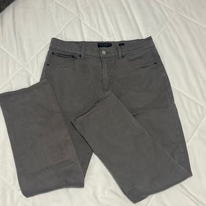 Mens 30x30 Lucky Brand 223 Straight gray pants